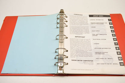 OEM Suzuki GSX1100G Service Manual
