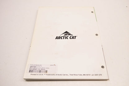 OEM Arctic Cat 2257-278 Y-12 Youth ATV Service Manual NOS