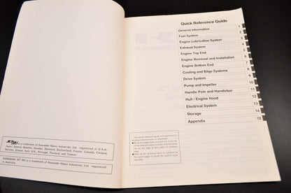 OEM Kawasaki 99924-1223-51 Service Manual JS750C