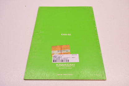 OEM Kawasaki 99920-1329-01 Owner's & Service Manual KX60B3