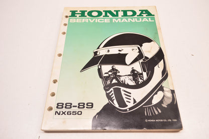 OEM Honda 88-89 NX650 Service Manual