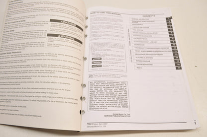 New OEM Honda CRF80F CRF100F Service Manual  NOS