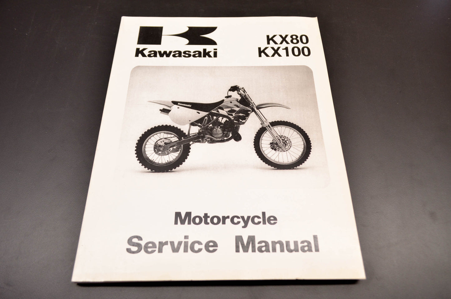 OEM Kawasaki 99924-1144-04 Service Manual KX80/100 NOS