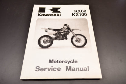 OEM Kawasaki 99924-1144-04 Service Manual KX80/100 NOS