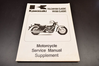 OEM Kawasaki 99924-1229-56 Service Manual Supplement VN1500E NOS