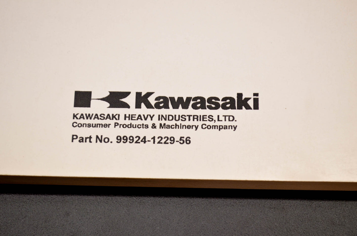 OEM Kawasaki 99924-1229-56 Service Manual Supplement VN1500E NOS