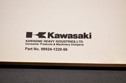 OEM Kawasaki 99924-1229-56 Service Manual Supplement VN1500E NOS