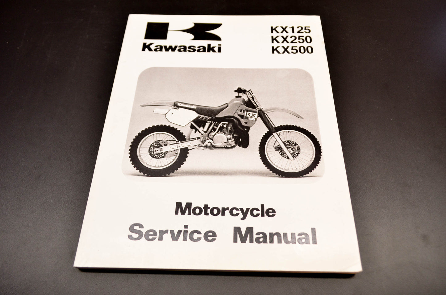 OEM Kawasaki 99924-1101-01 Service Manual KX125/250/500 NOS