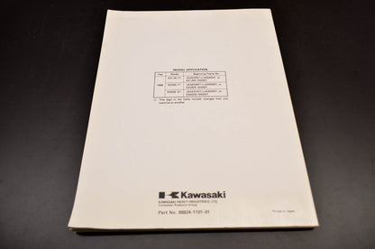 OEM Kawasaki 99924-1101-01 Service Manual KX125/250/500 NOS