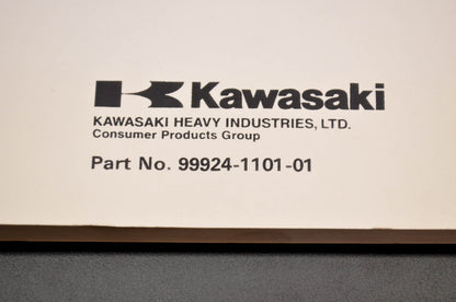 OEM Kawasaki 99924-1101-01 Service Manual KX125/250/500 NOS