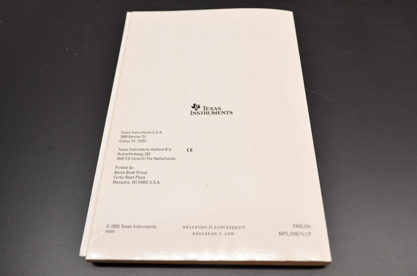 Texas Instruments 100305 TI-84 Plus Silver Edition Guidebook