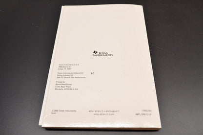 Texas Instruments 100305 TI-84 Plus Silver Edition Guidebook