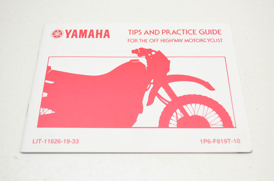 OEM Yamaha LIT-11626-19-33 Tips & Practice Guide For The Off Highway Motorcyclis