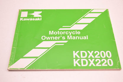 OEM Kawasaki 99987-1278 Owner's Manual KDX200-H11/KDX220