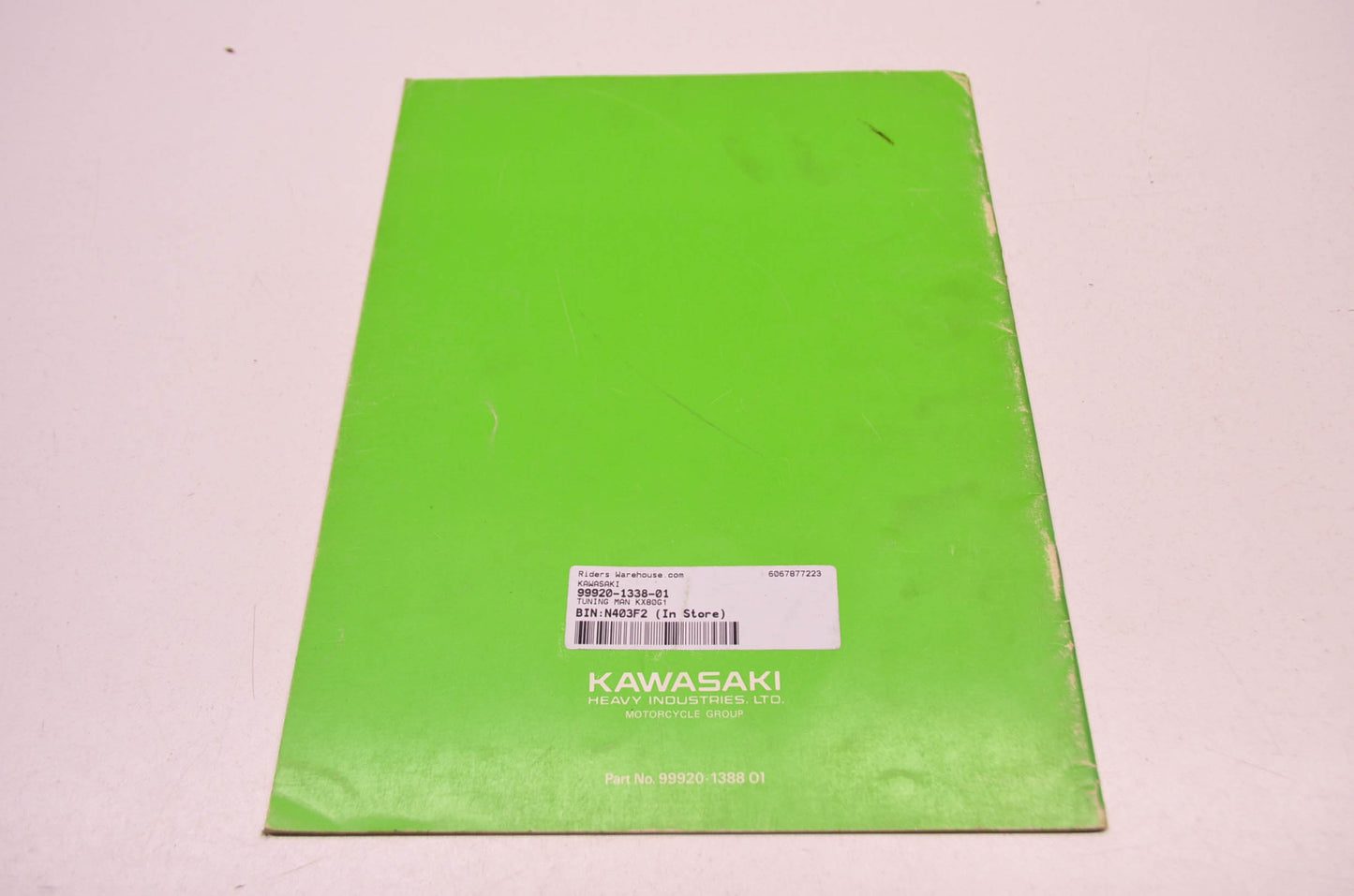 OEM Kawasaki 99920-1388-01 Tuning Manual KX250E1