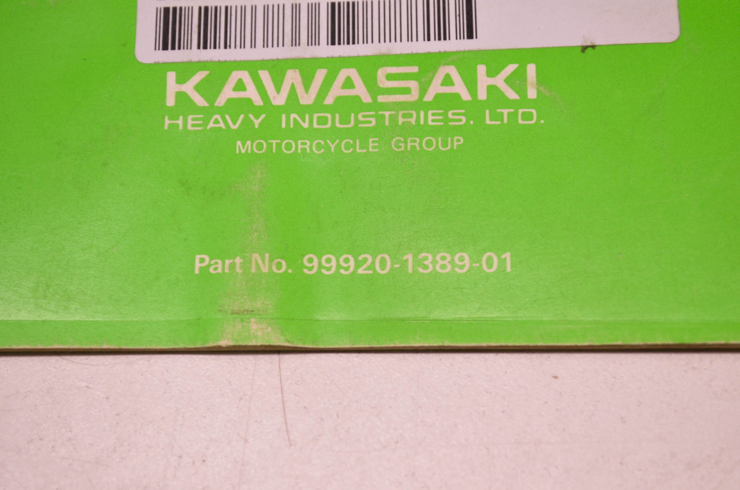 OEM Kawasaki 99920-1389-01 Tuning Manual KX125E2