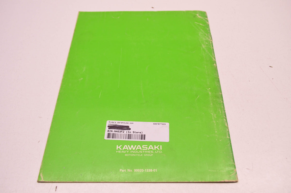 OEM Kawasaki 99920-1338-01 Tuning Manual KX80G1