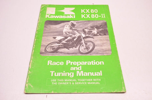 OEM Kawasaki 99920-1390-01 Tuning Manual KX80G2