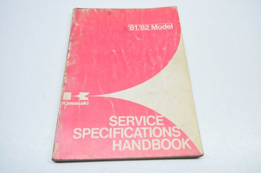 OEM Kawasaki 99926-1006-01 Service Hand Book 81-82
