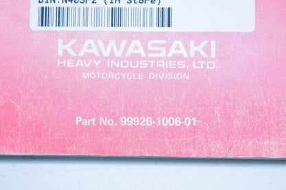 OEM Kawasaki 99926-1006-01 Service Hand Book 81-82