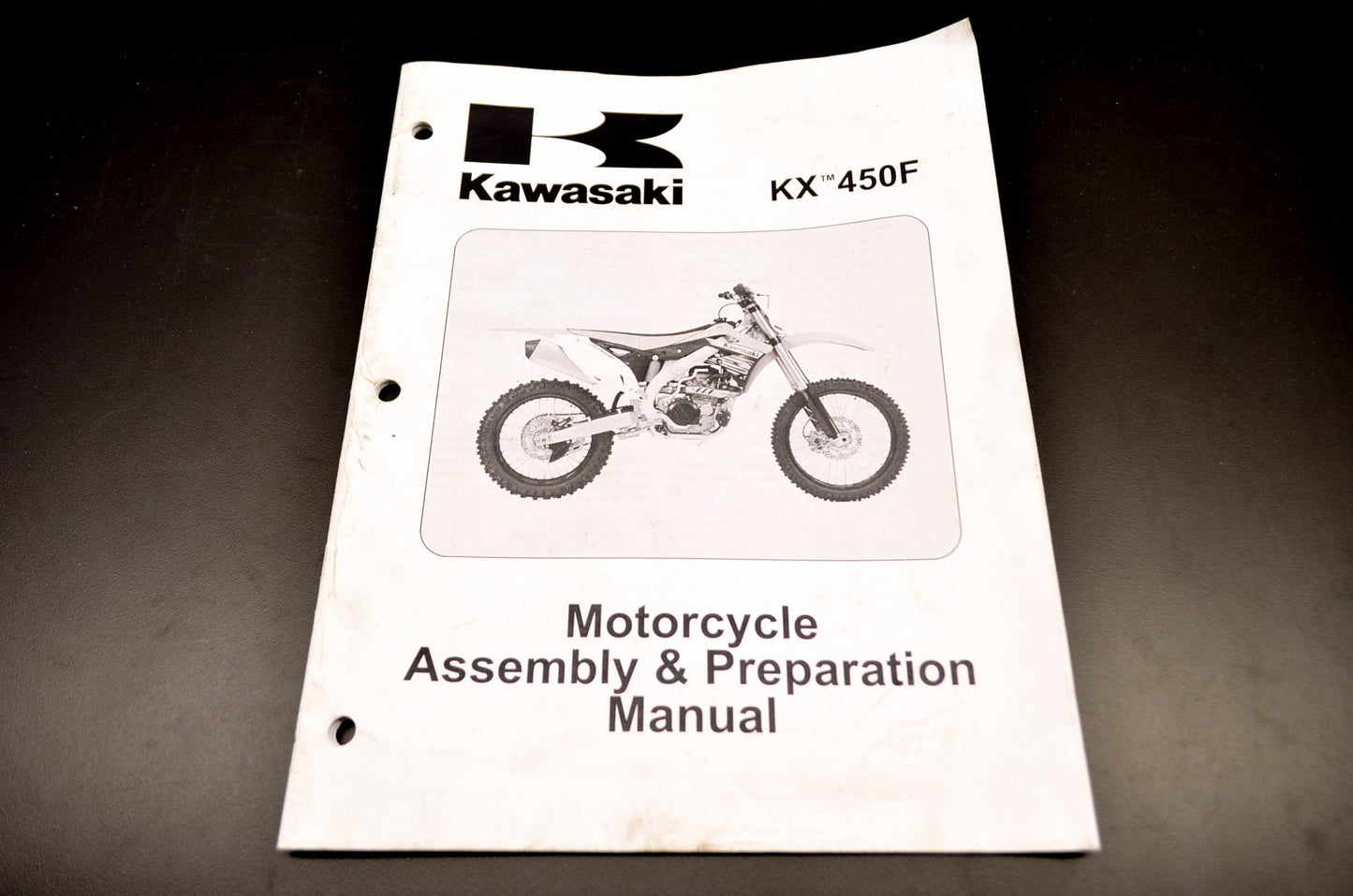 OEM Kawasaki 99931-1525-01 Assembly & Preparation Manual KX450F