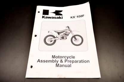 OEM Kawasaki 99931-1525-01 Assembly & Preparation Manual KX450F