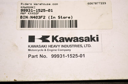OEM Kawasaki 99931-1525-01 Assembly & Preparation Manual KX450F