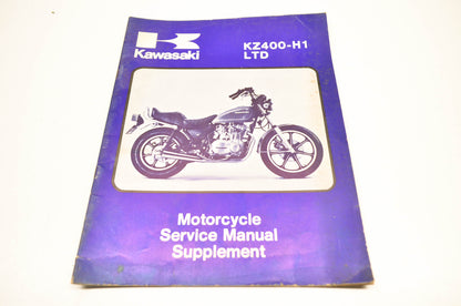 OEM Kawasaki 99963-0027-01 Service Manual Supplement KZ400H1