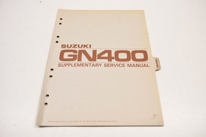 OEM Kawasaki 99500-44010-03E GN400 Supplementary Service Manual