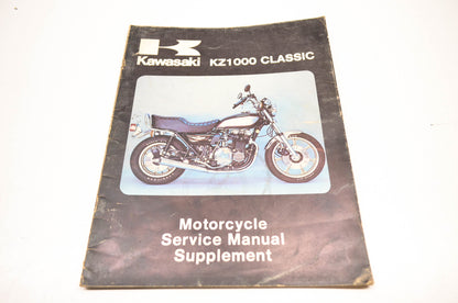 OEM Kawasaki 99963-0035-01 Service Manual Supplement KZ1000G1