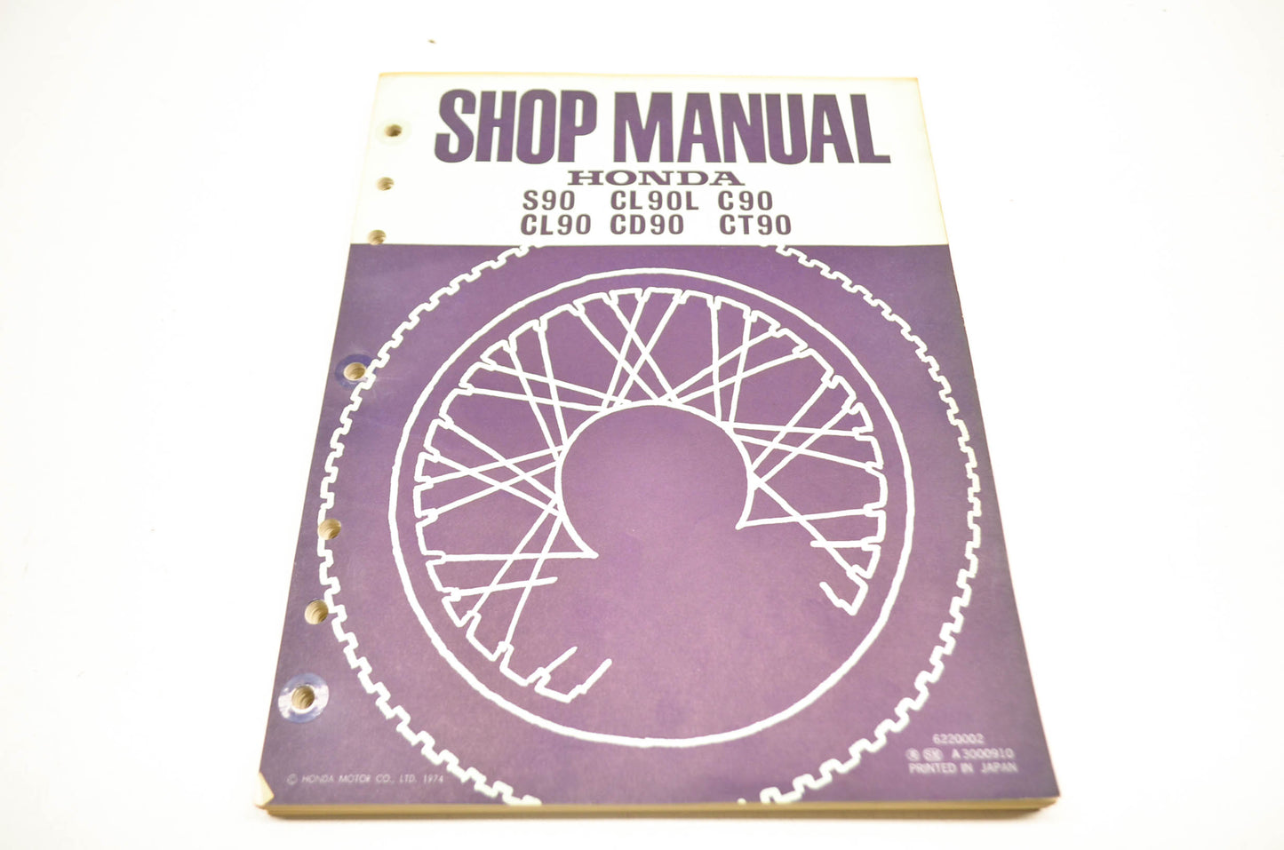 OEM Honda 6220002 CT90K'77 Service Manual