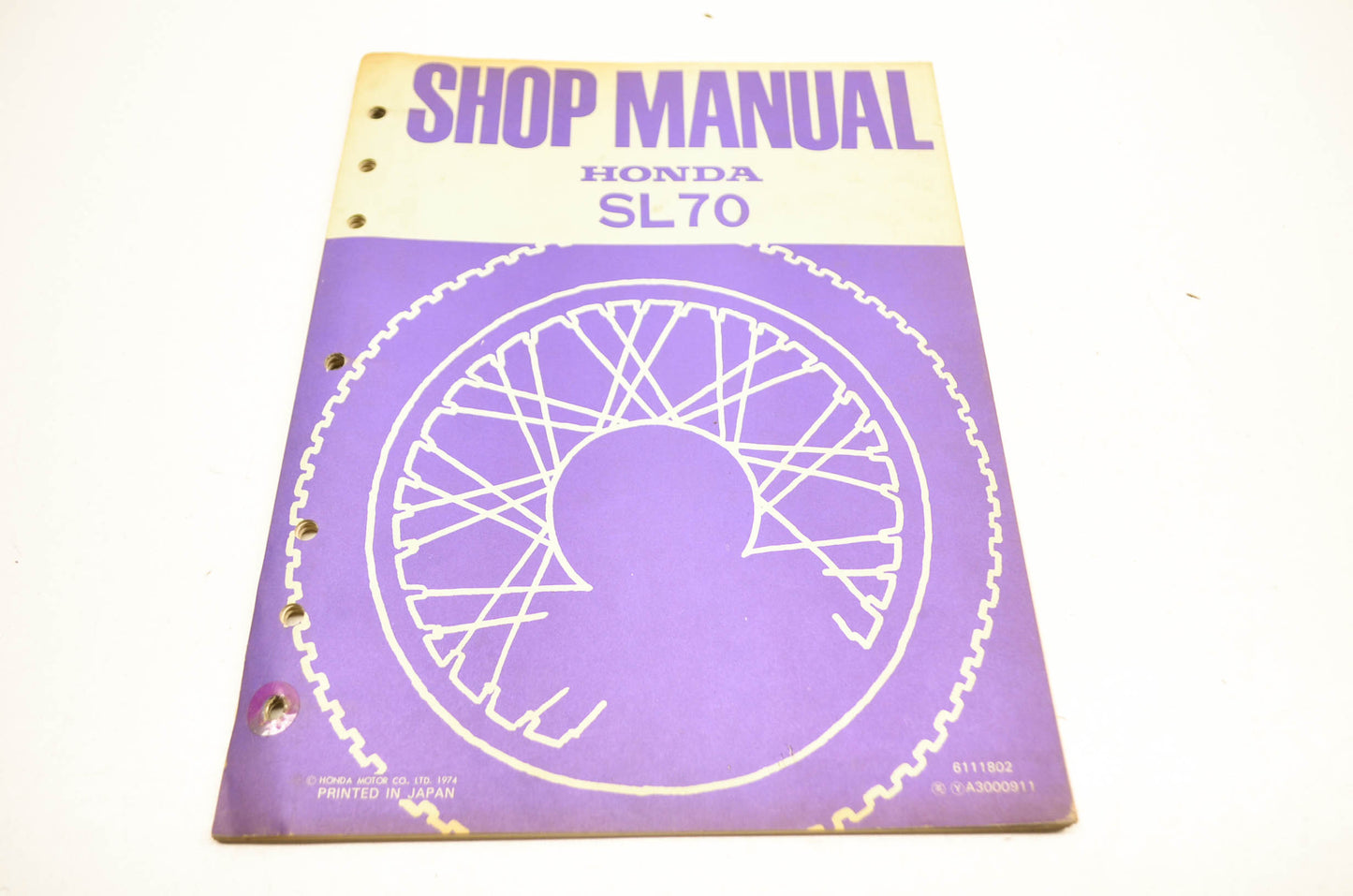 OEM Honda 6111802 SL/XL70 K1-'76 Service Manual