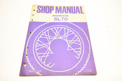 OEM Honda 6111802 SL/XL70 K1-'76 Service Manual