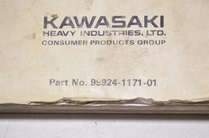 OEM Kawasaki 99924-1171-01 Service Manual ZX900B