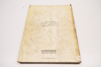 OEM Kawasaki 99924-1159-01 Service Manual ZX1100D