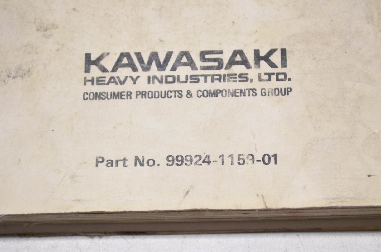 OEM Kawasaki 99924-1159-01 Service Manual ZX1100D
