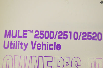 OEM Kawasaki 99920-1891-01 Owner's Manual KAF620A6