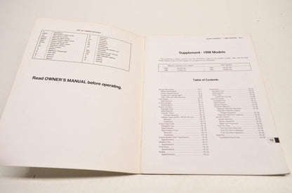 OEM Kawasaki 99924-1168-03 Service Manual KX125/250K