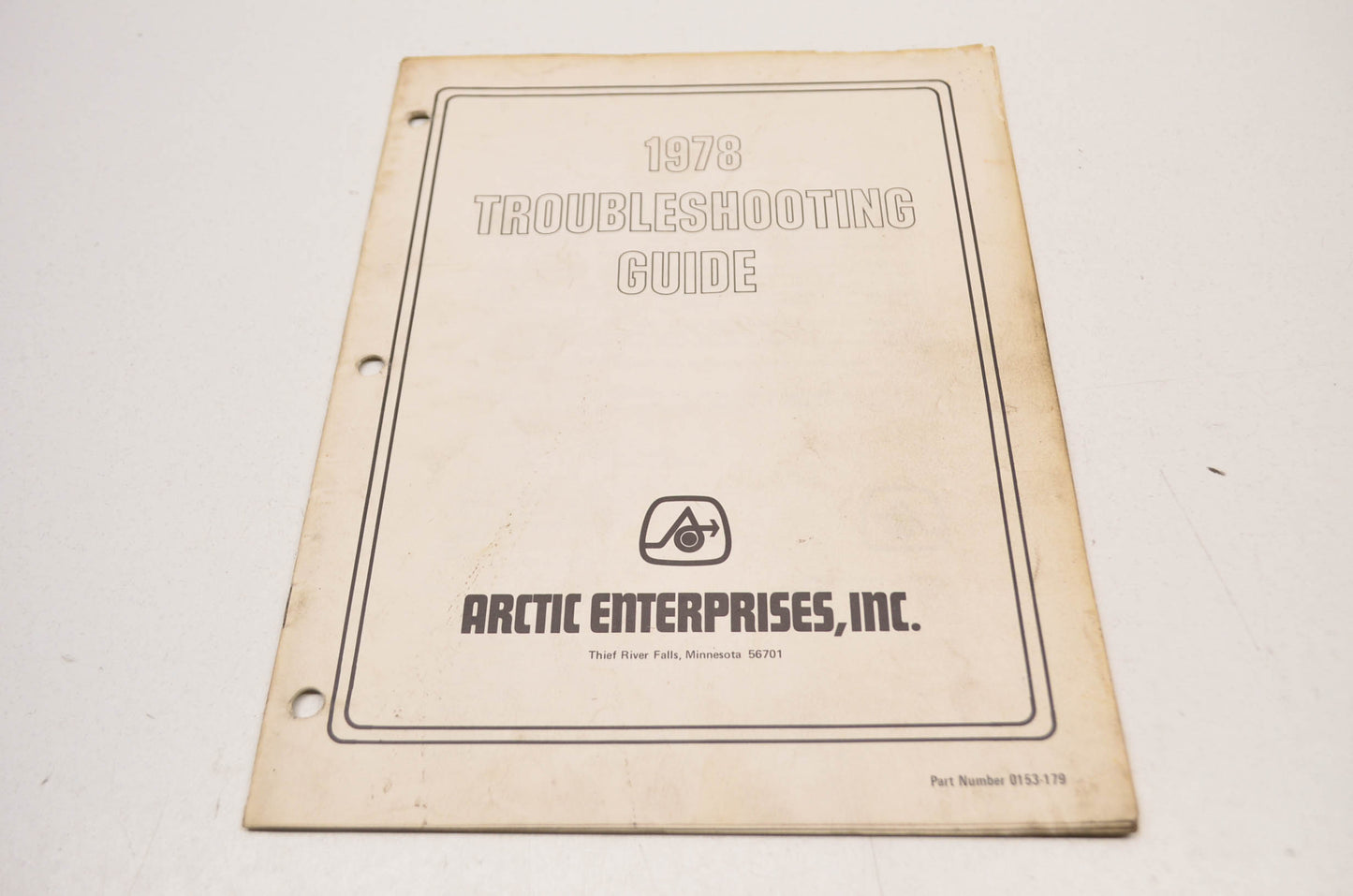 OEM Arctic Cat 0153-179 1978 Troubleshooting Guide