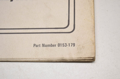 OEM Arctic Cat 0153-179 1978 Troubleshooting Guide