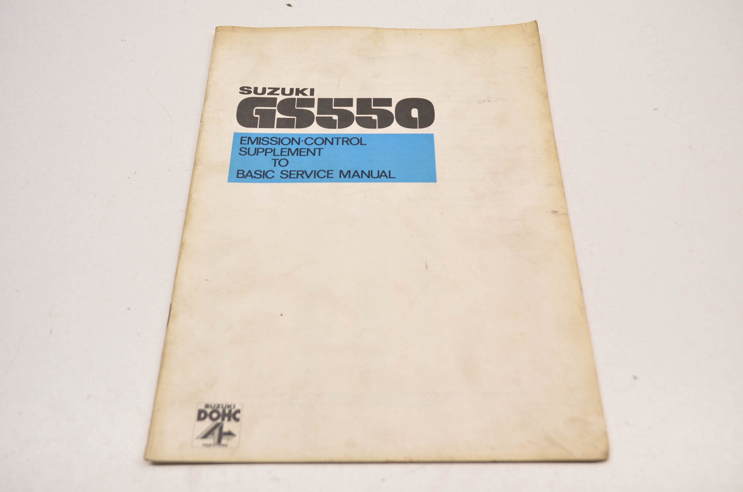 OEM Suzuki GS550 Emission Control Supplement