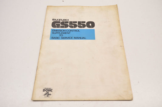 OEM Suzuki GS550 Emission Control Supplement