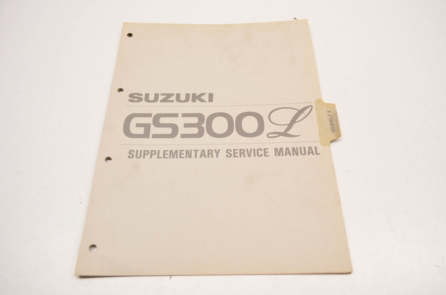 OEM Suzuki 1985 GS300LF Supplementary Service Manual