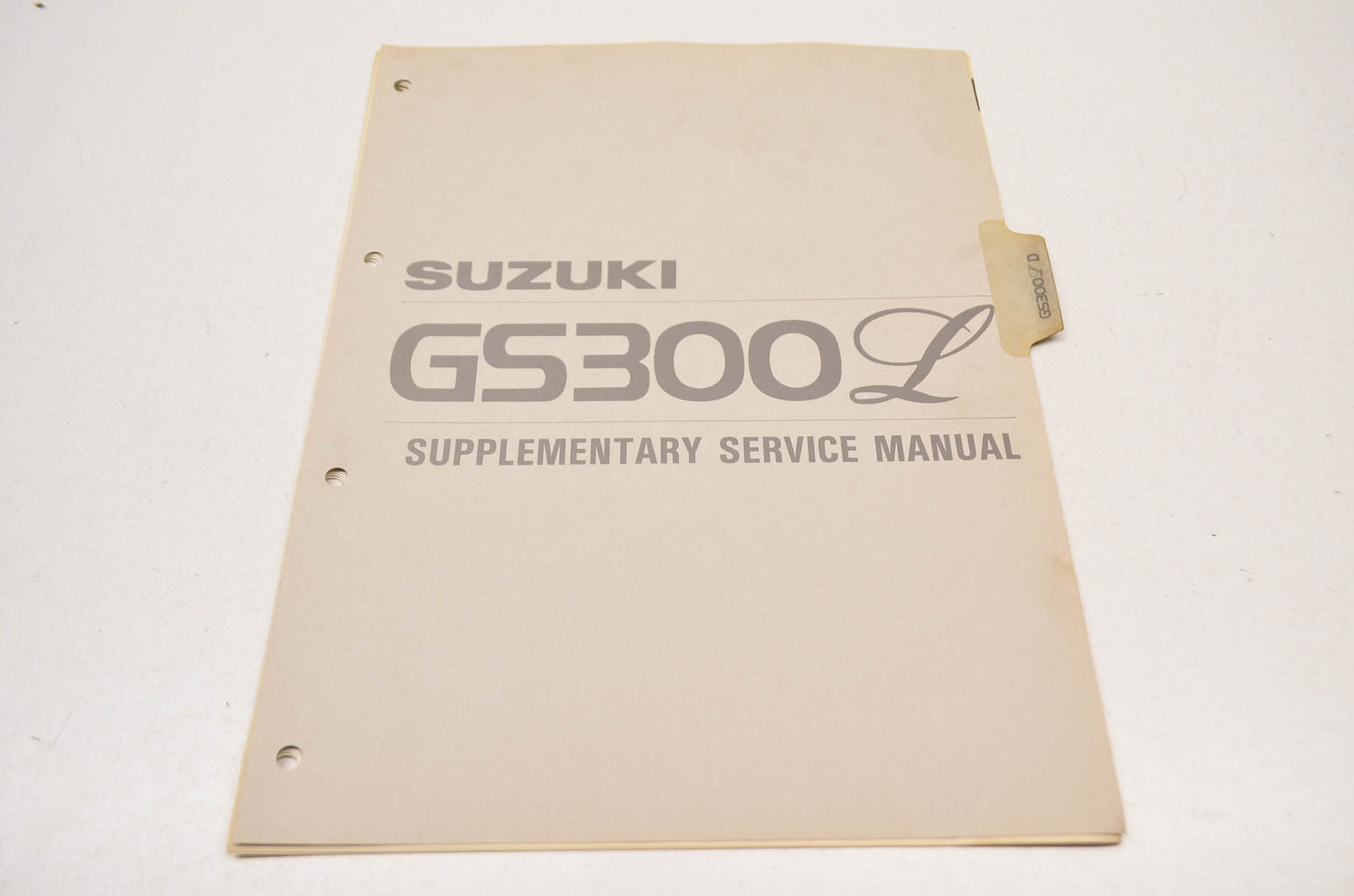 OEM Suzuki 1983 GS300LD Supplementary Service Manual