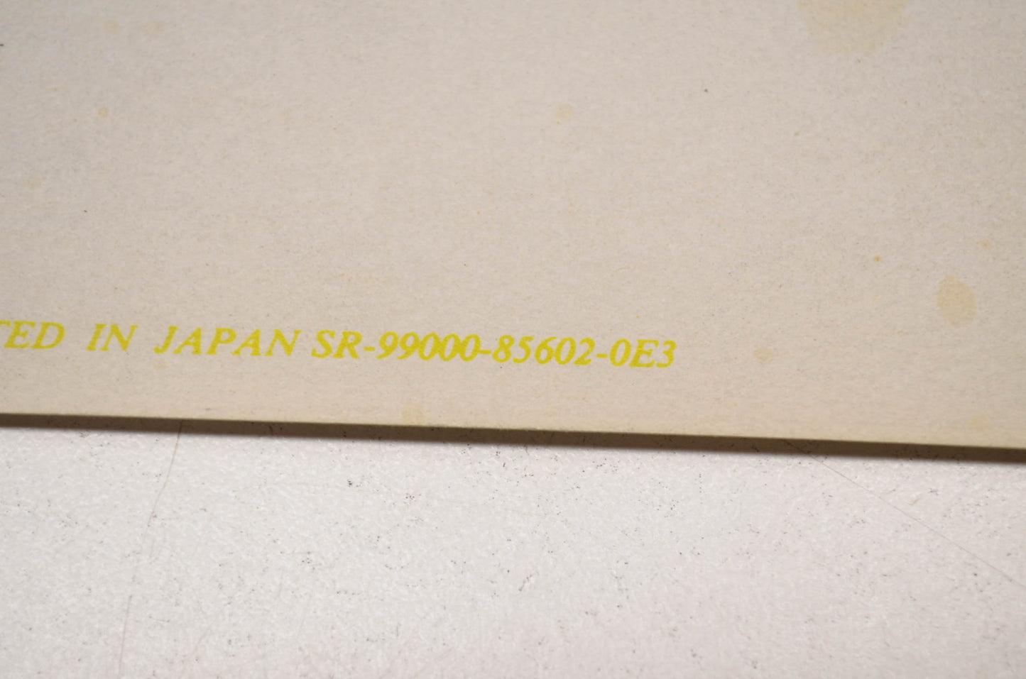 OEM Suzuki 99000-85602-0E3 GS450T Service Manual Supplement