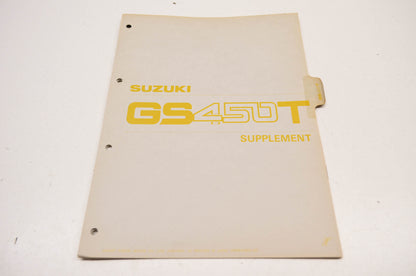 OEM Suzuki 99000-85602-1E3 GS450T Service Manual Supplement