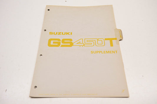 OEM Suzuki 99000-85602-1E3 GS450T Service Manual Supplement