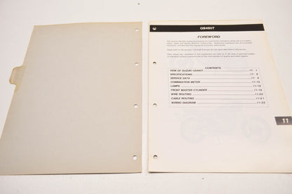 OEM Suzuki 99000-85602-1E3 GS450T Service Manual Supplement
