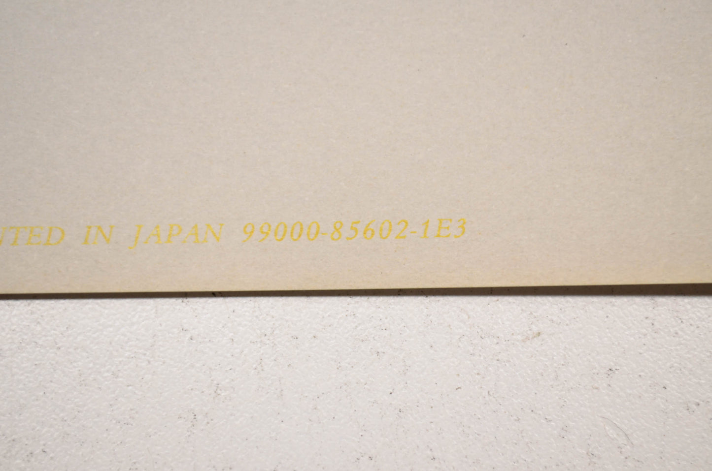 OEM Suzuki 99000-85602-1E3 GS450T Service Manual Supplement