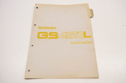 OEM Suzuki 99000-85602-1E3 GS450L Service Manual Supplement